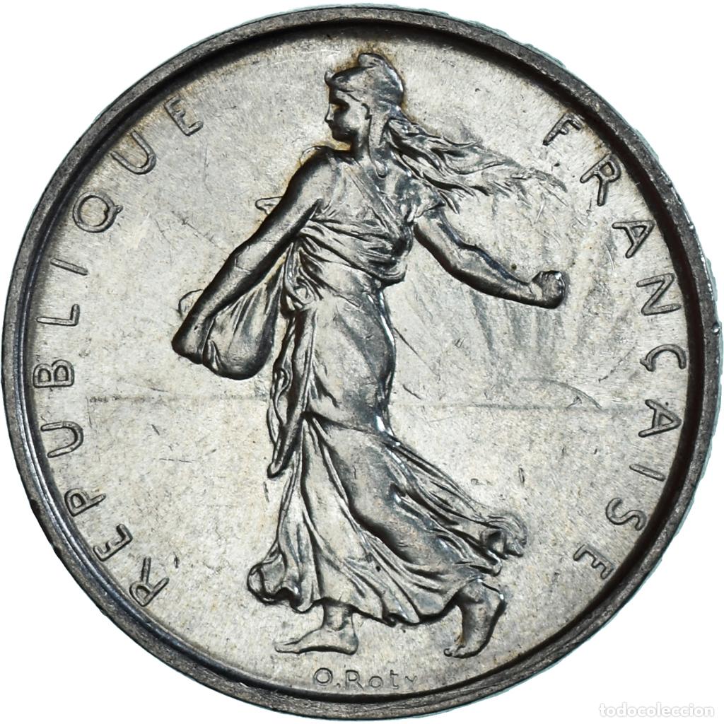 Monedas antiguas de Europa: [#1112214] Moneda, Francia, Semeuse, 5 Francs, 1969, Paris, SC, Plata, KM:926, Gadoury:770
