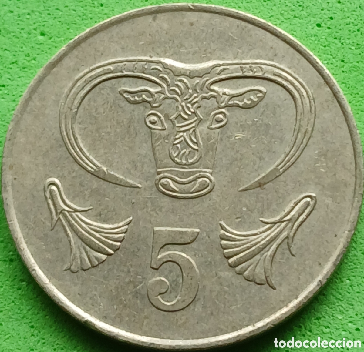 Monedas antiguas de Europa: Chipre 5 cents 1983 km#55.1