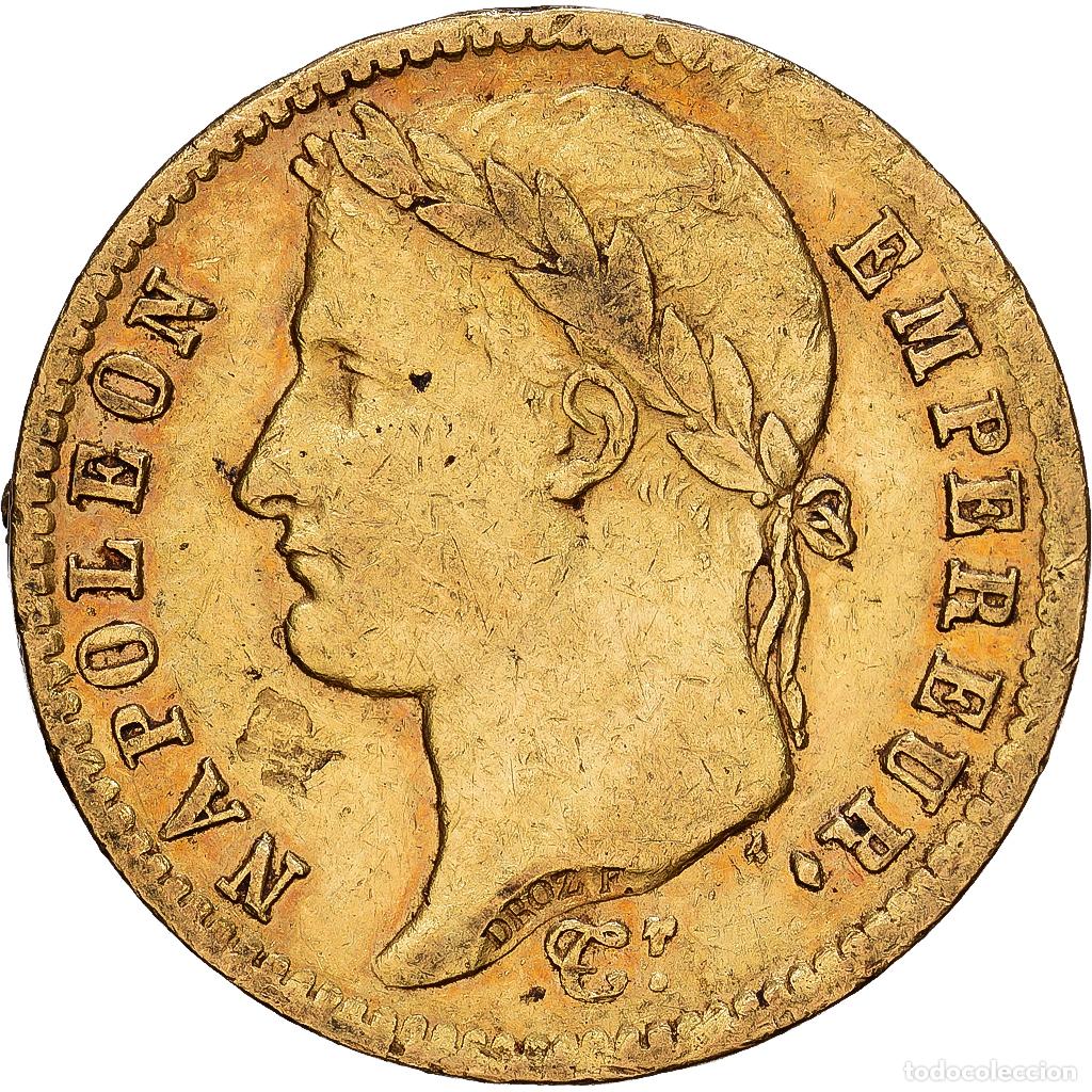 Monedas antiguas de Europa: [#1121705] Francia, Napoleon I, 20 Francs, 1812, Paris, Oro, MBC+, Gadoury:1025, KM:695.1