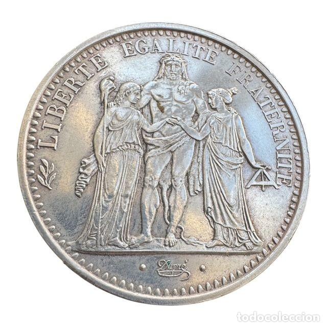 Monedas antiguas de Europa: Francia 10 Francos 1967, Ag SC/UNC