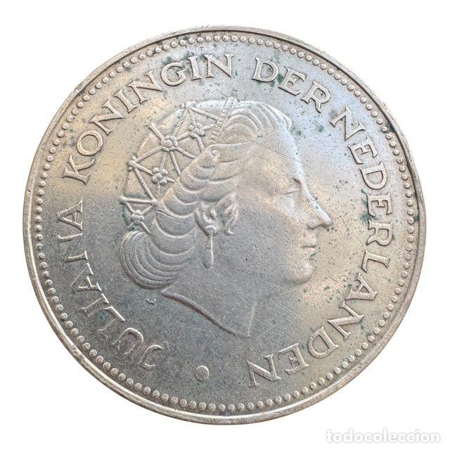 Monedas antiguas de Europa: Pa&iacute;ses Bajo. 10 Gulden 1970. 25 Aniversario de liberaci&oacute;n de los Pa&iacute;ses Bajos. Ag SC/-