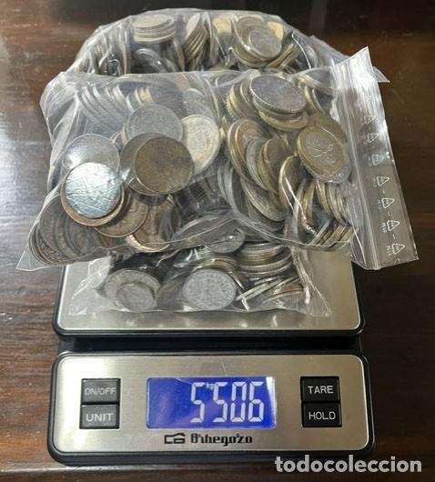 Monedas antiguas de Europa: 5,5 kg de monedas francesas