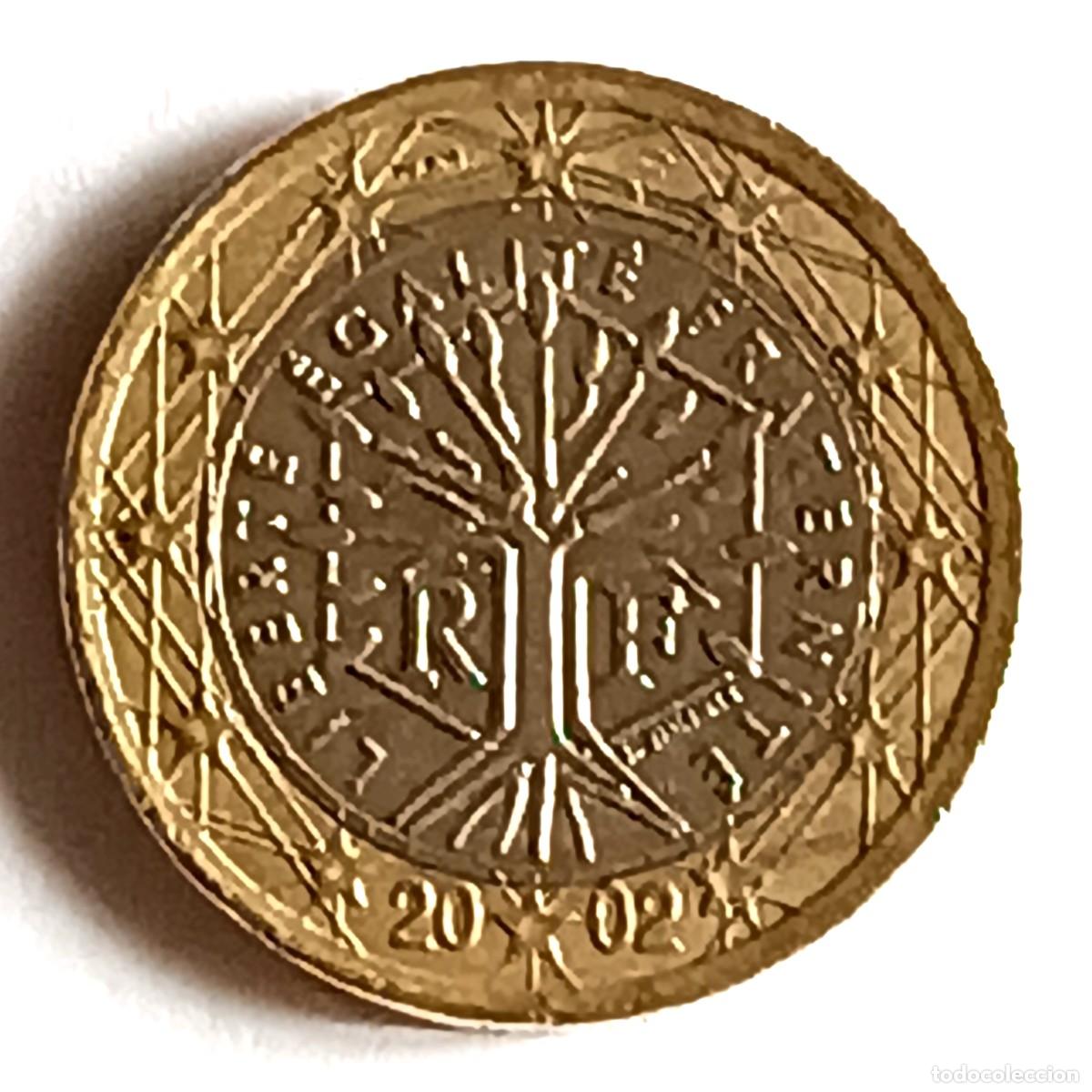Monedas antiguas de Europa: MONEDA 1 EURO - FRANCIA 2002 - CIRCULADA (1)