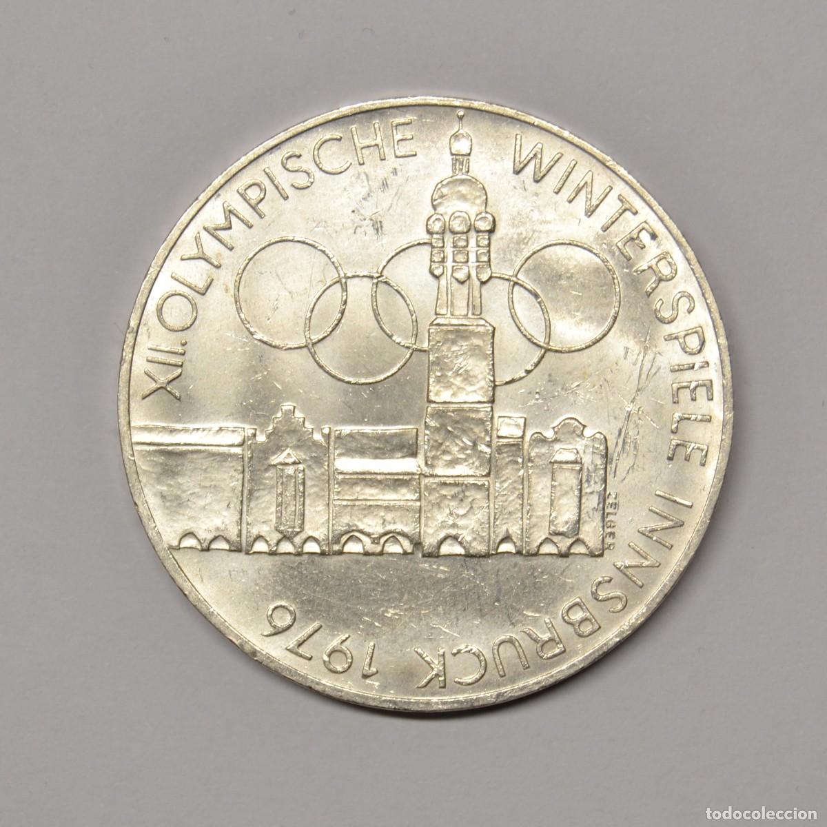 Monedas antiguas de Europa: AUSTRIA - 100 SHILLINGS 1976 PLATA - JUEGOS OLIMPICOS INVIERNO INNSBRUCK - LOTE 5744