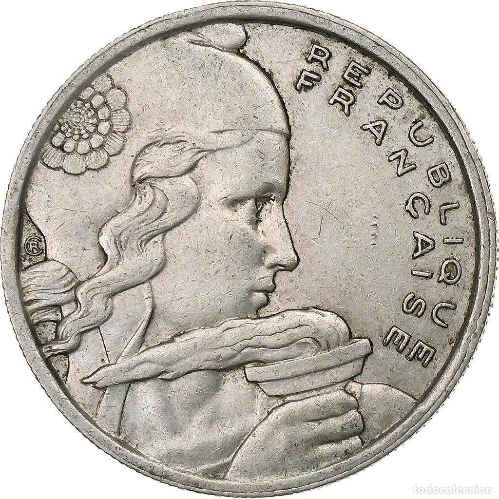 Monedas antiguas de Europa: [#227528] Francia, 100 Francs, Cochet, 1958, Cobre - n&iacute;quel, BC+, KM:919.1