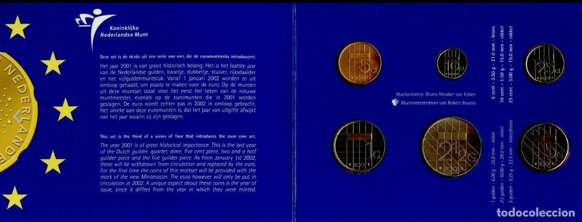 Monedas antiguas de Europa: MONEDA DE HOLANDA 2001 -SET/ ESTUCHE OFICIAL FDC Beatrix Holland coin