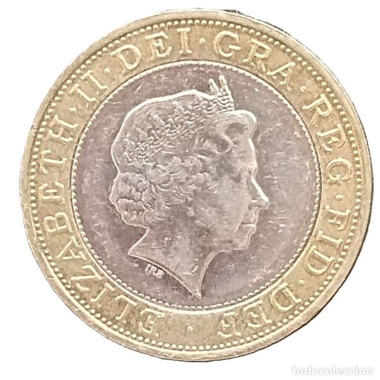 Monedas antiguas de Europa: REINO UNIDO (INGLATERRA) 2 LIBRAS -2008- KM#994 (MBC). 4&ordm; RETRATO.