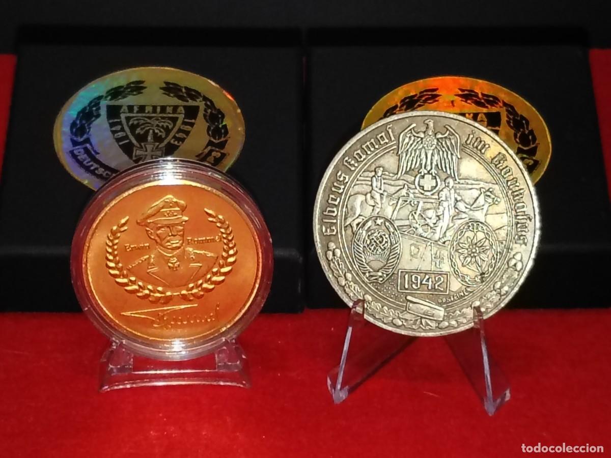 Moedas antigas da Europa: COLECCI&Oacute;N DE MEDALLAS ERWIN ROMMEL, EPOCA NAZI WWII - ALEMANIA