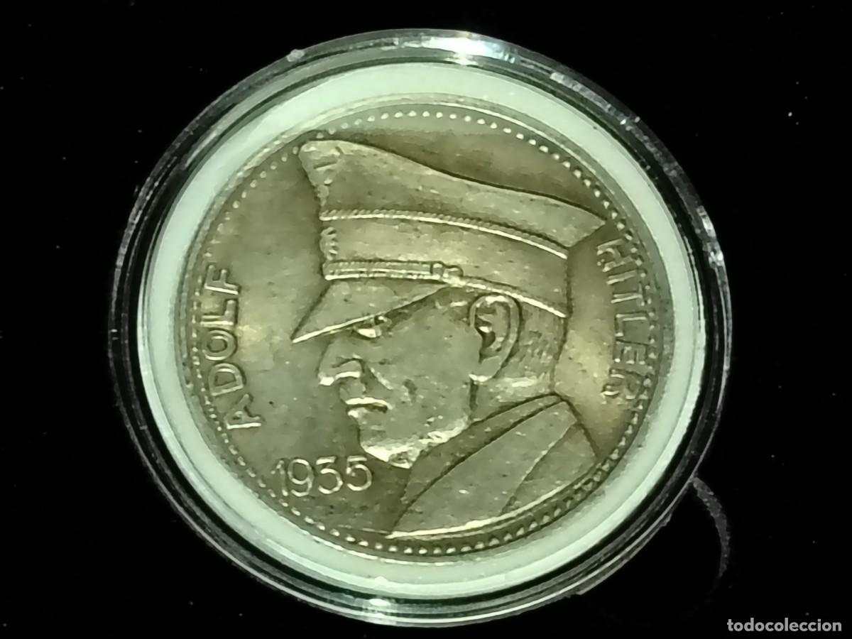 Moedas antigas da Europa: MEDALLA CONMEMORATIVA DE ADOLF HITLER 1935 ACU&Ntilde;ADA DURANTE EL TERCER REICH EN ALEMANIA