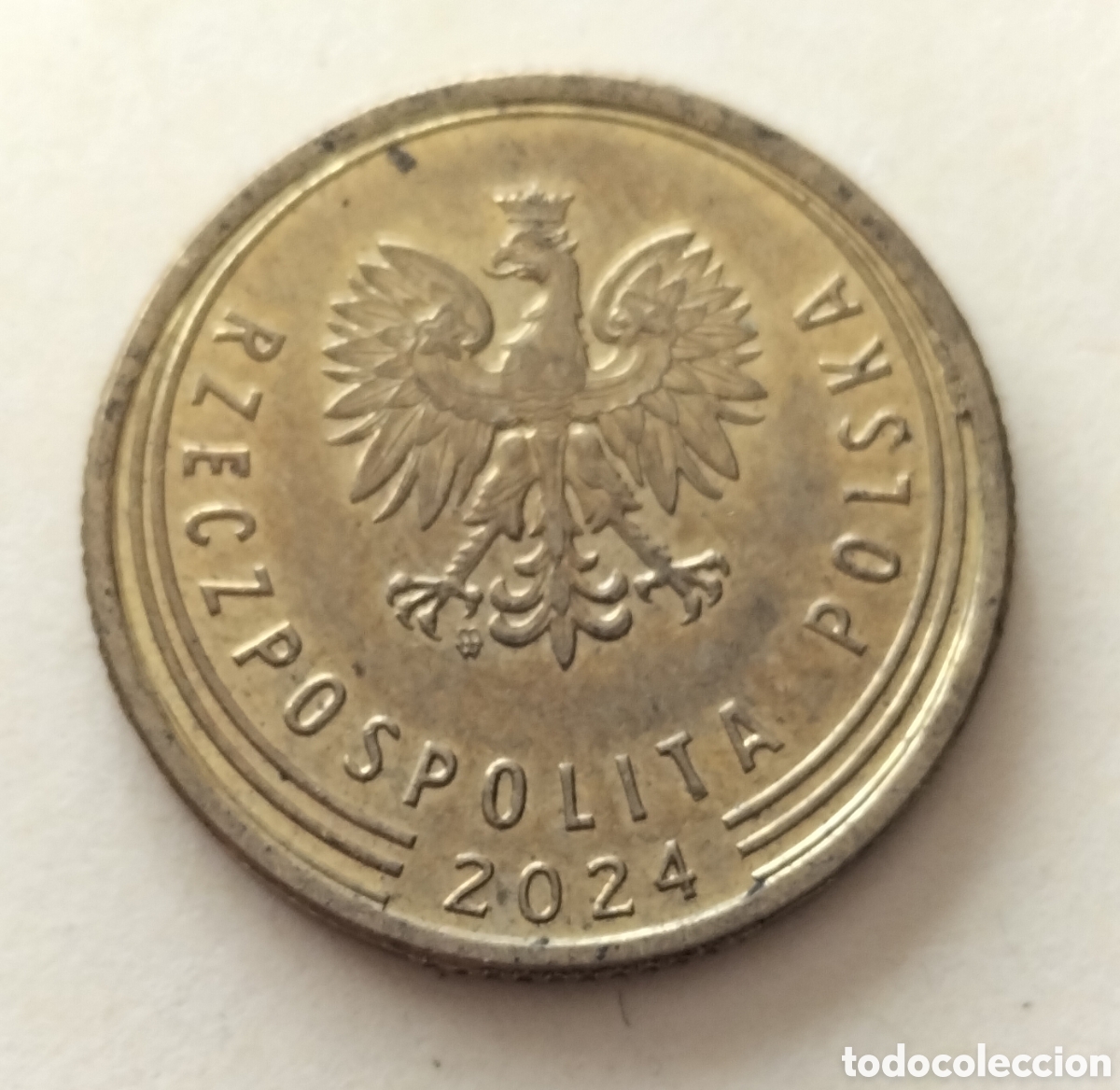 Monedas antiguas de Europa: Moneda 5 groszy 2024 Polonia