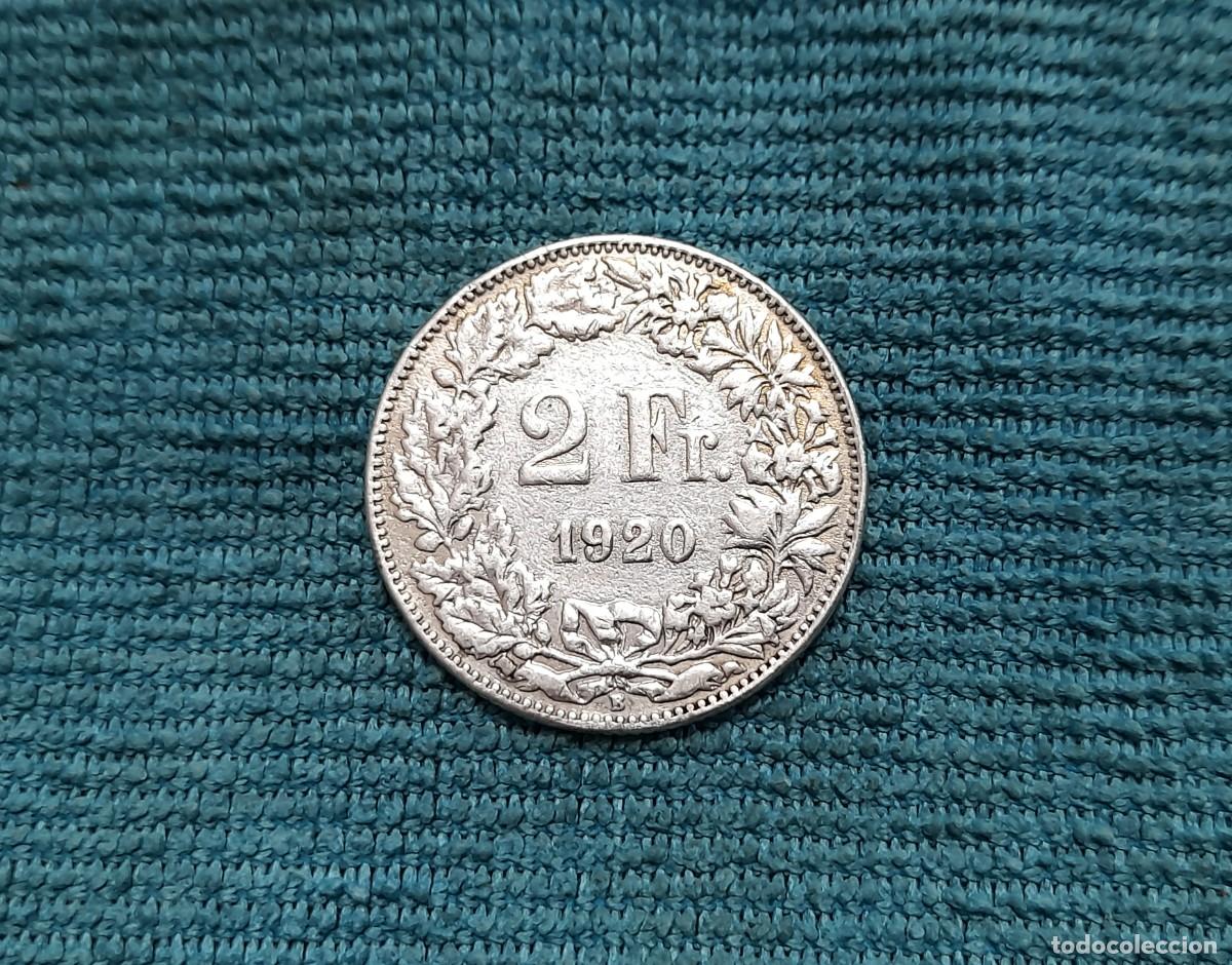 Monnaies anciennes de Europe: Suiza, 2 Francs 1920