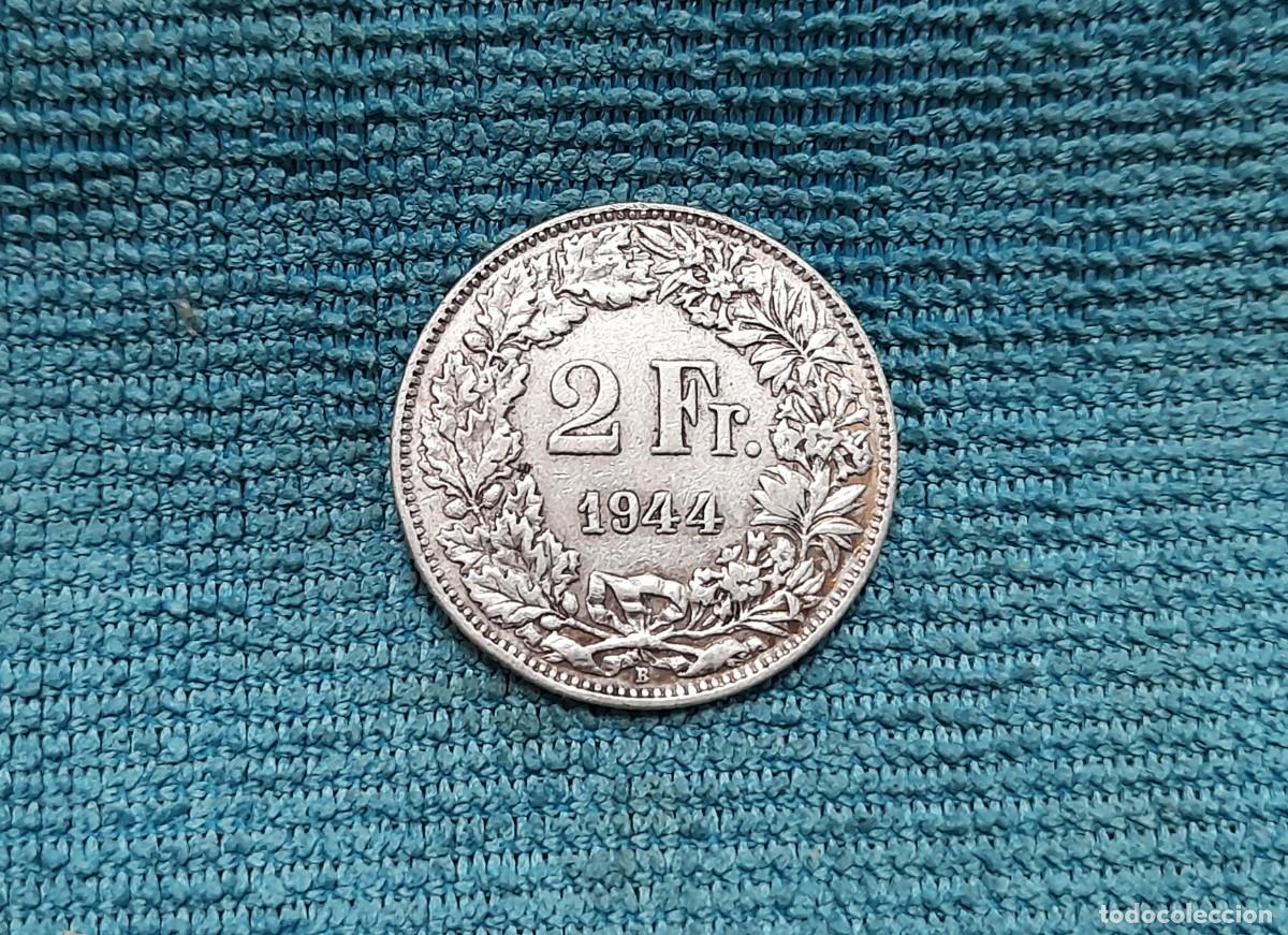 Monnaies anciennes de Europe: Suiza, 2 Francs 1944