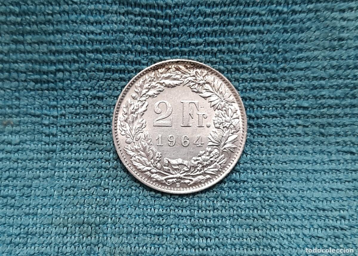 Monedas antiguas de Europa: Suiza, 2 Francs 1964 - Foto 1