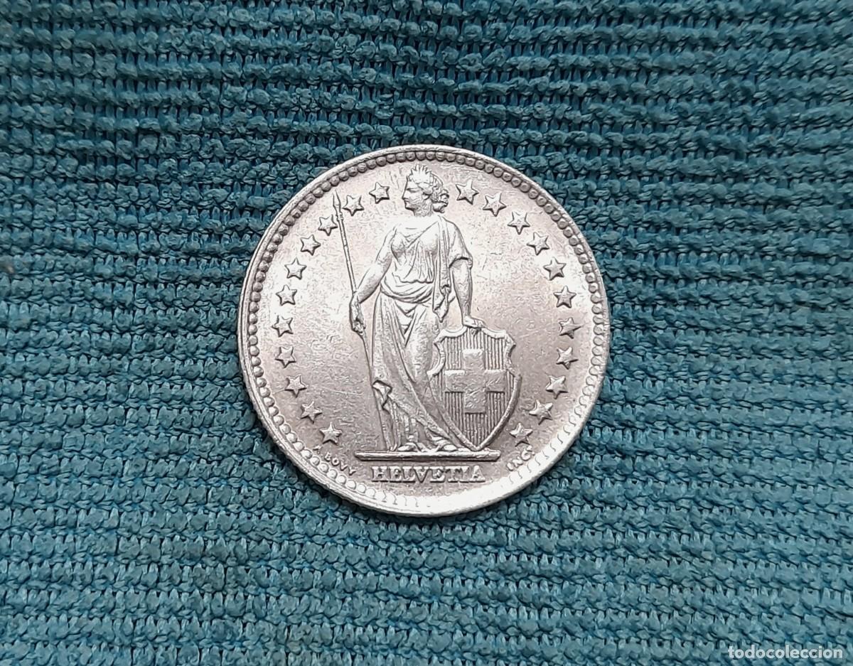 Monedas antiguas de Europa: Suiza, 2 Francs 1964 - Foto 2