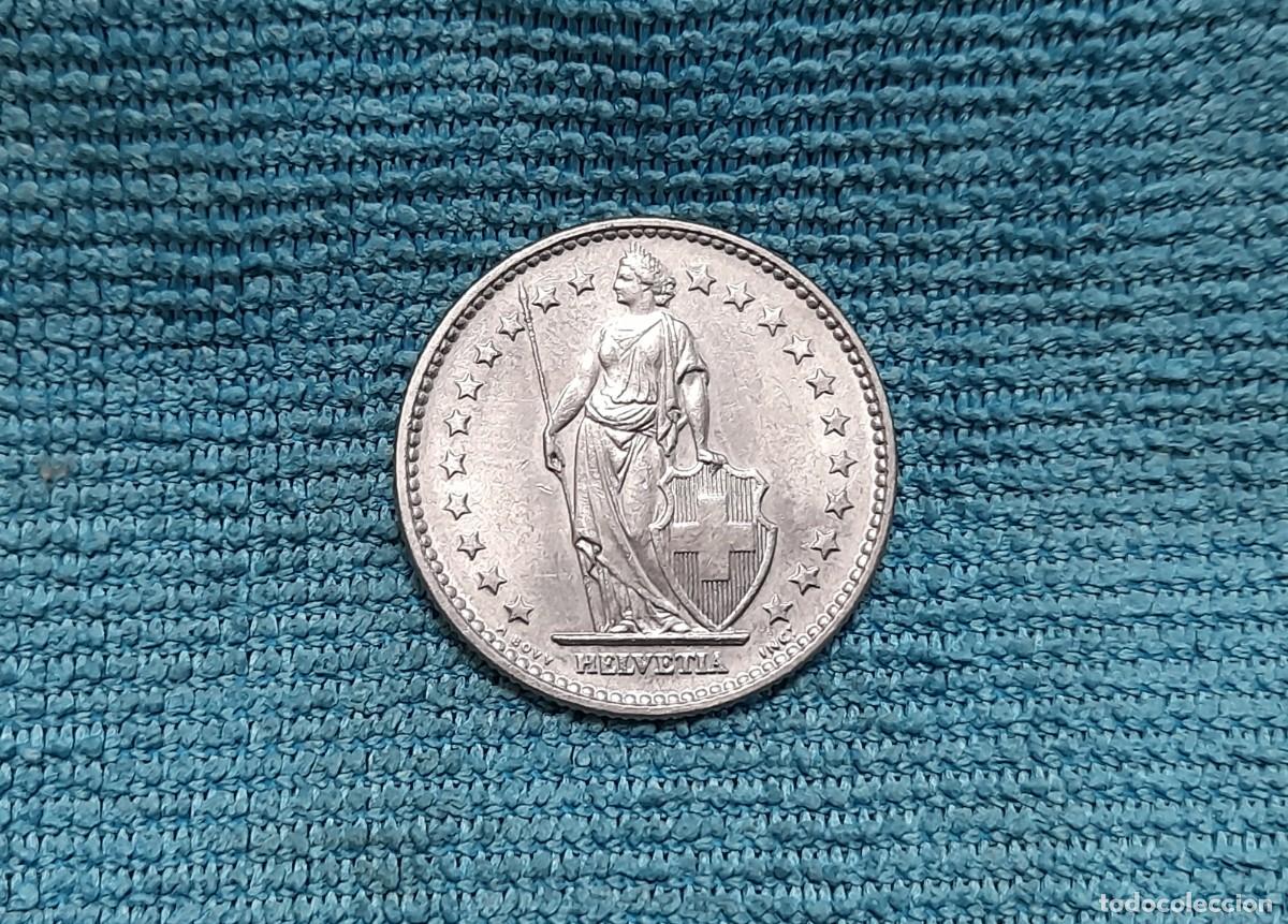 Monedas antiguas de Europa: Suiza, 2 Francs 1969 - Foto 2