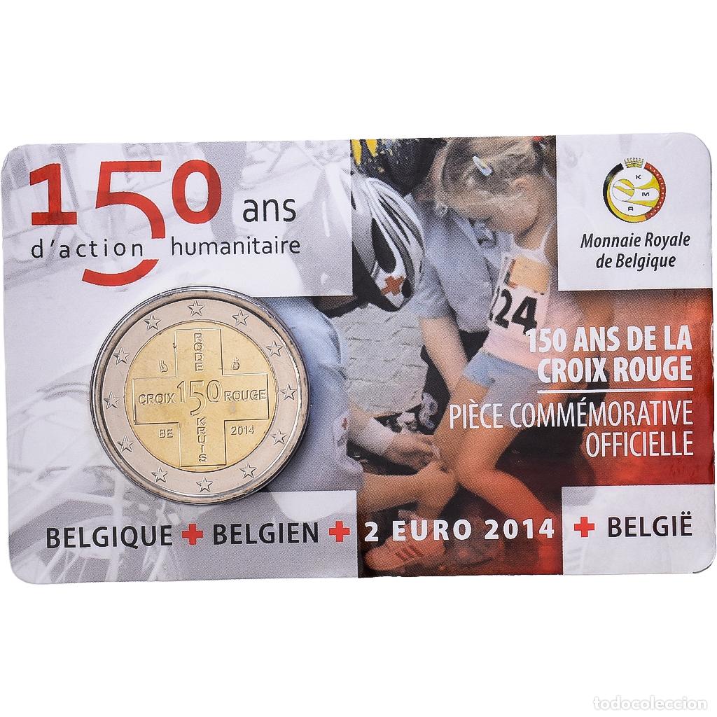 Monedas antiguas de Europa: [#1546767] B&eacute;lgica, 2 Euro, 150 ans de la Croix Rouge, 2014, Royal Belgium Mint
