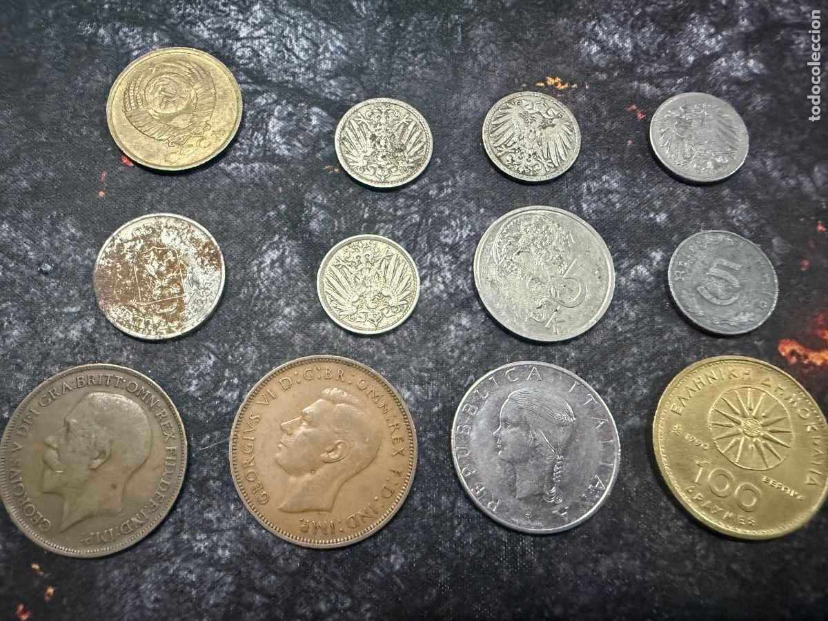 Alte M&uuml;nzen aus Europa: 27.- 12 MONEDAS HIST&Oacute;RICAS DEL MUNDO ALEMANIA IMPERIAL 1905&ndash;1915 &middot; REYES BRIT&Aacute;NICOS &middot; URSS