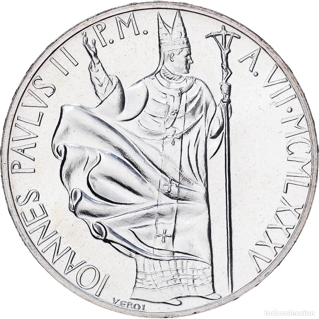 Monedas antiguas de Europa: [#1546124] CIUDAD DEL VATICANO, John Paul II, 1000 Lire, 1985, Rome, Plata, SC, KM:191