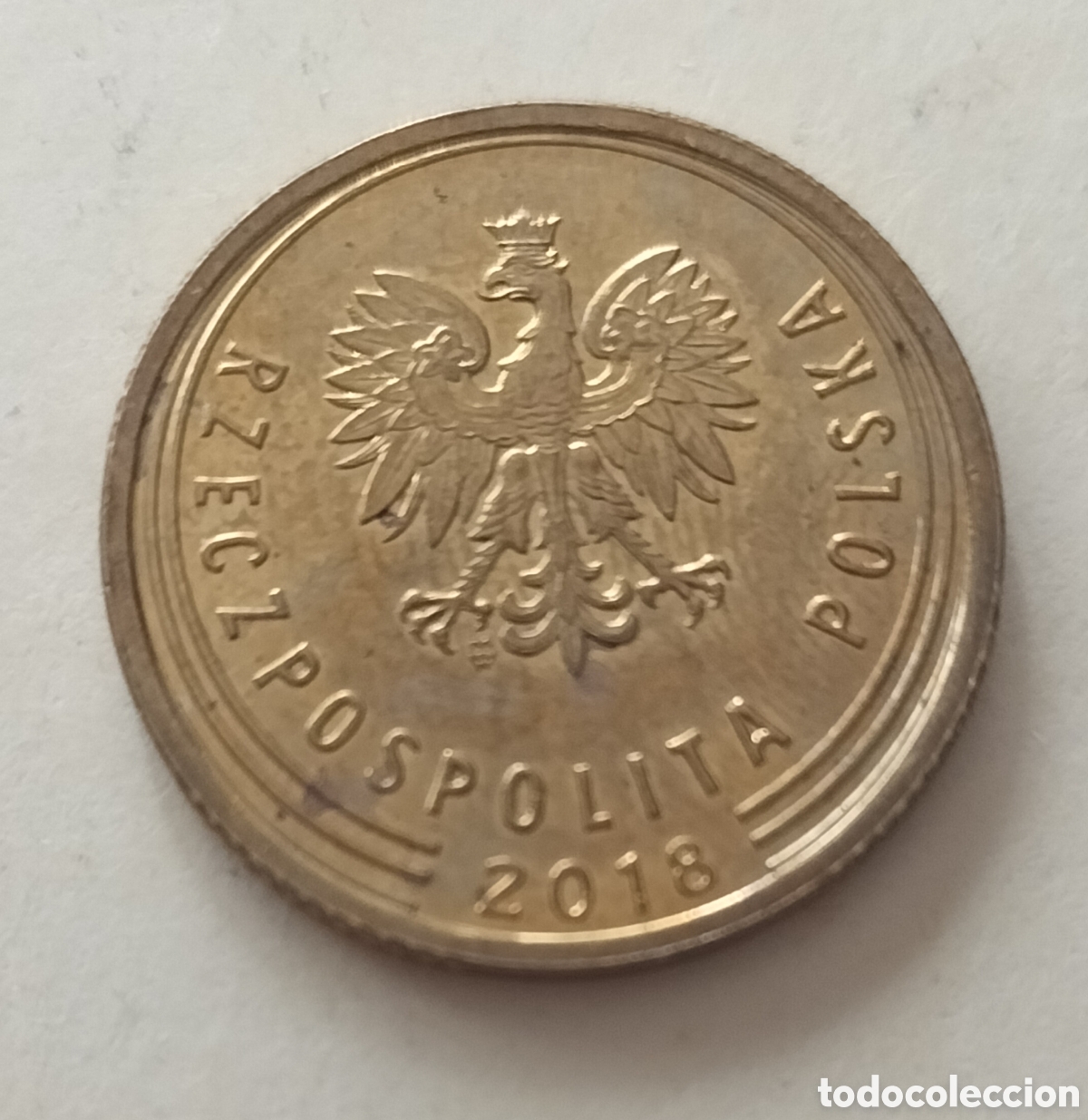 Monedas antiguas de Europa: Moneda 5 groszy 2018 Polonia