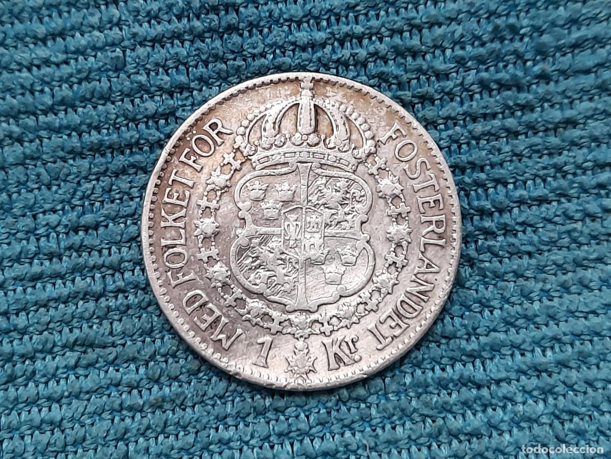 Monedas antiguas de Europa: Suecia, Gustaf V, 1 Krona 1930