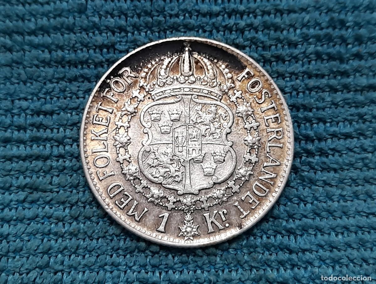 Monedas antiguas de Europa: Suecia, Gustaf V, 1 Krona 1940