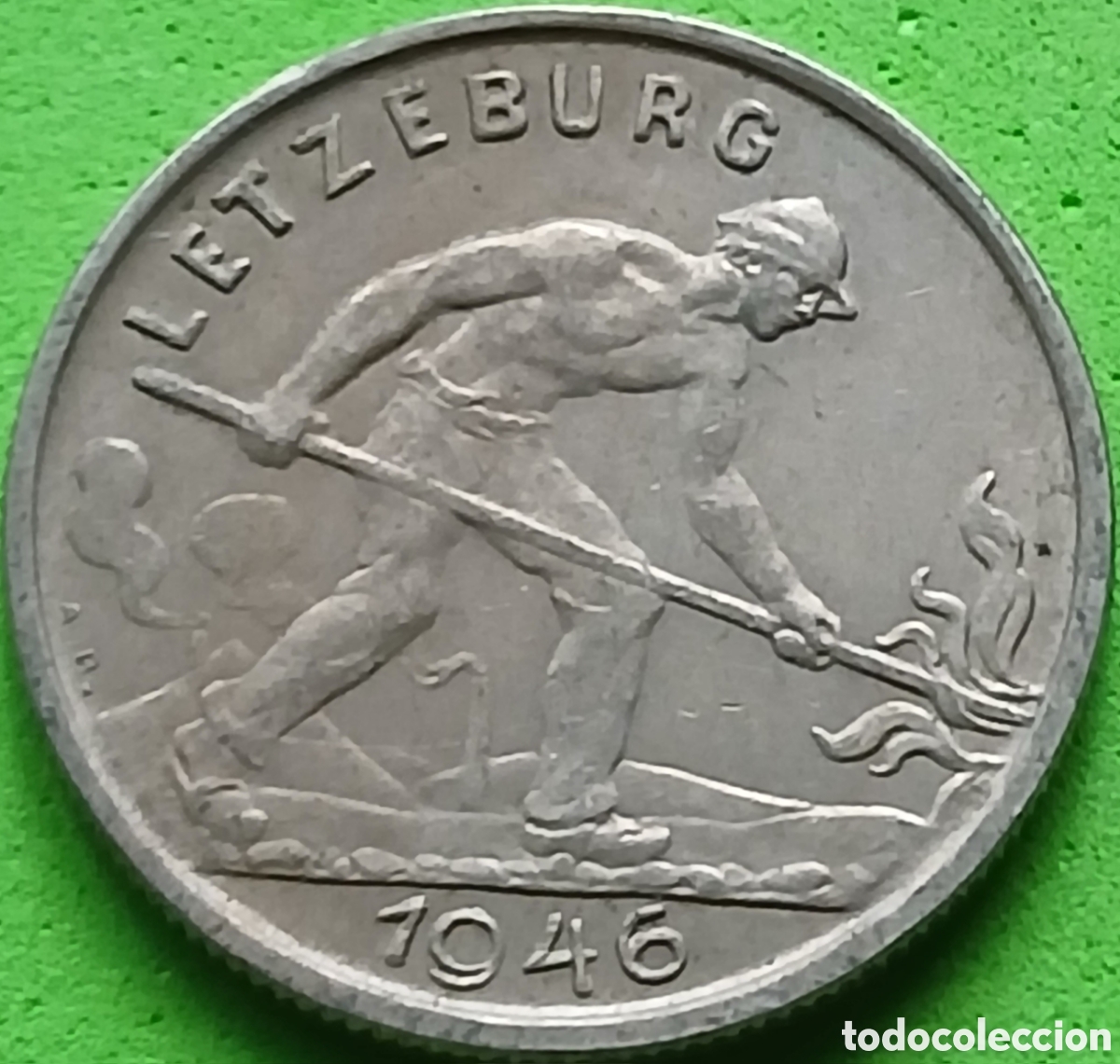Monedas antiguas de Europa: Luxemburgo 1 franco 1946 km#46.1