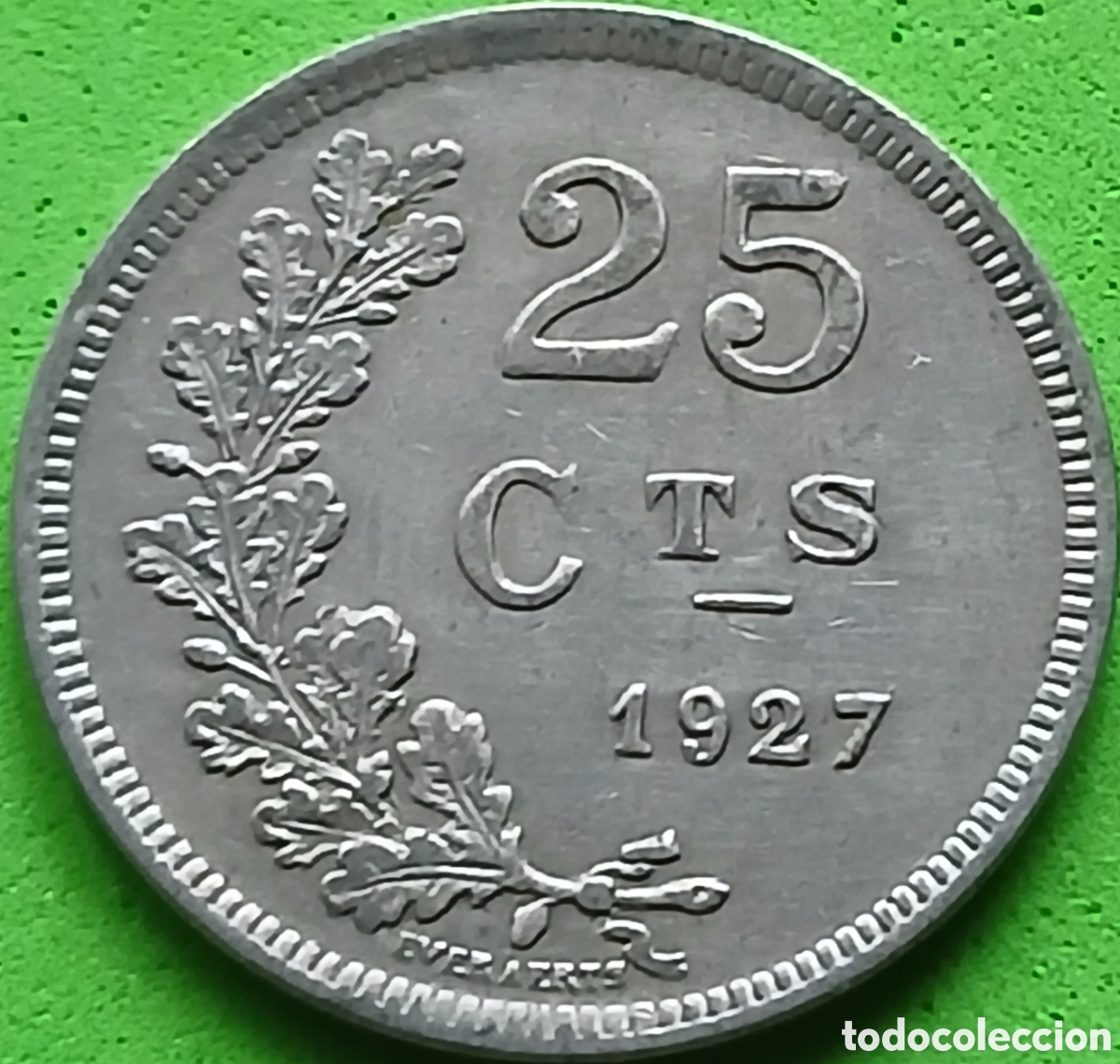 Monedas antiguas de Europa: Luxemburgo 25 c&eacute;ntimos 1927 km#37