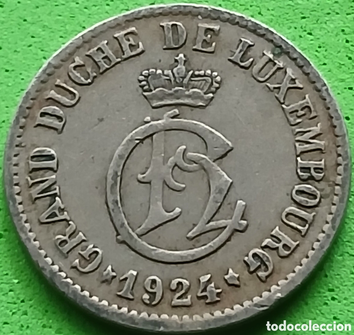 Monedas antiguas de Europa: Luxemburgo 5 c&eacute;ntimos 1924 km#33