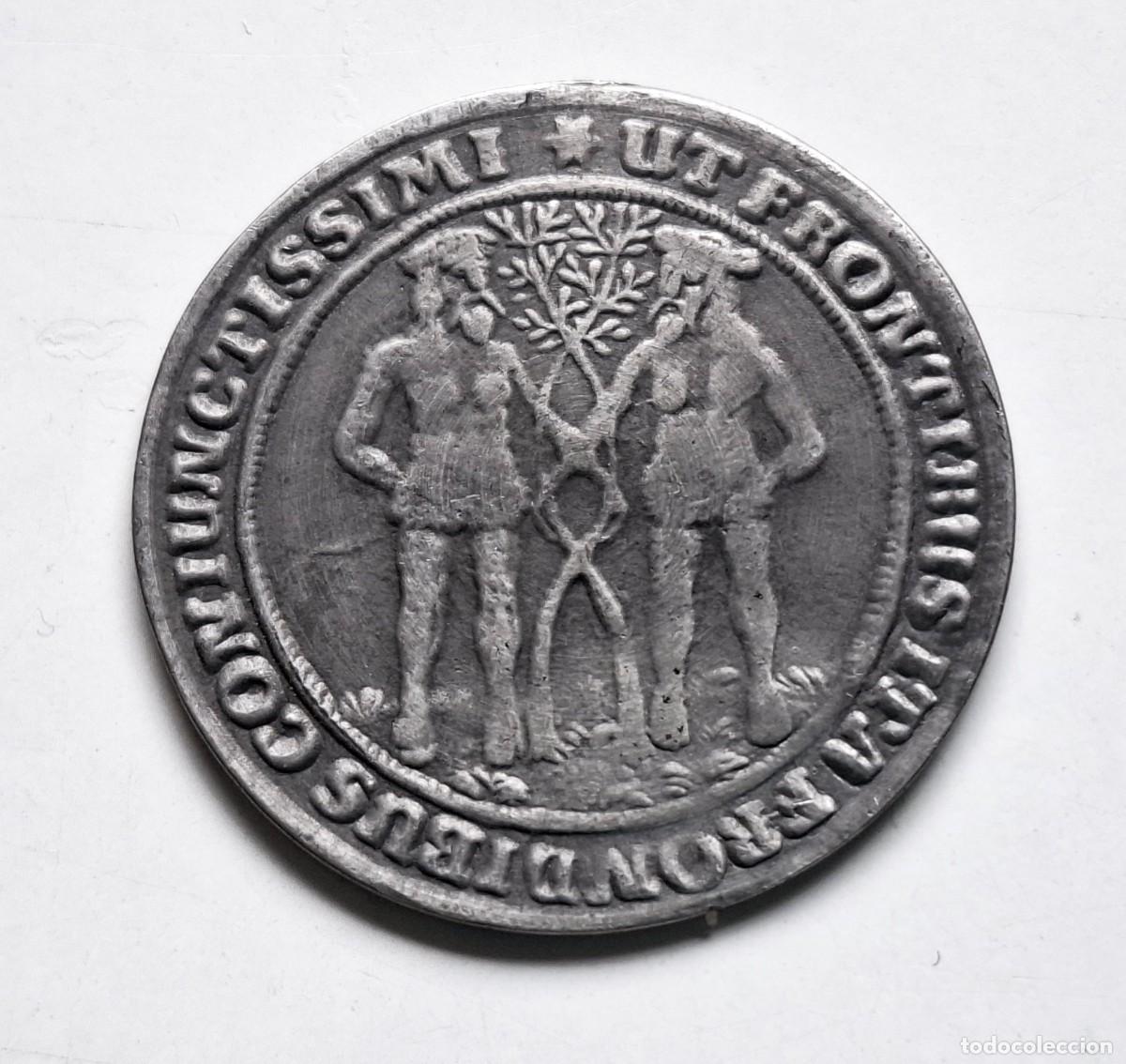 Moedas antigas da Europa: 1690 ALEMANIA BRUNSWICK-WOLFENBUTTEL RUDOLF AUGUST & ANTON ULRICH TALER MONEDA-MEDALLA