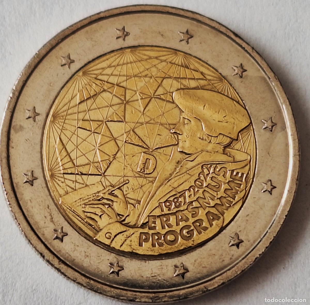 Monedas antiguas de Europa: FRANCIA - MONEDA CONMEMORATIVA DE 2 EUROS DEL A&Ntilde;O 2022 - 35 ANIV. PROGRAMA ERASMUS - MBC