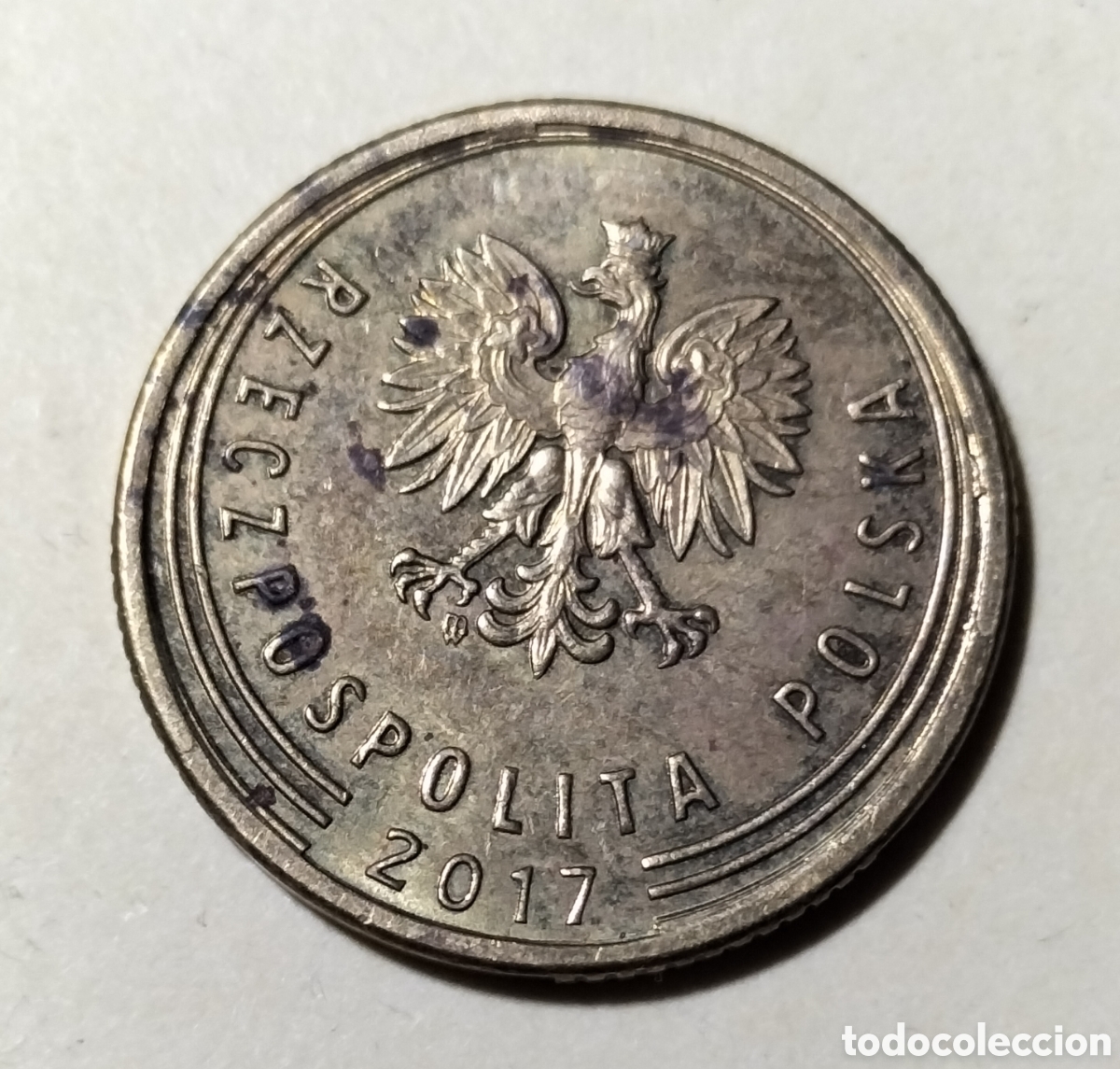 Monedas antiguas de Europa: Moneda 5 groszy 2017 Polonia