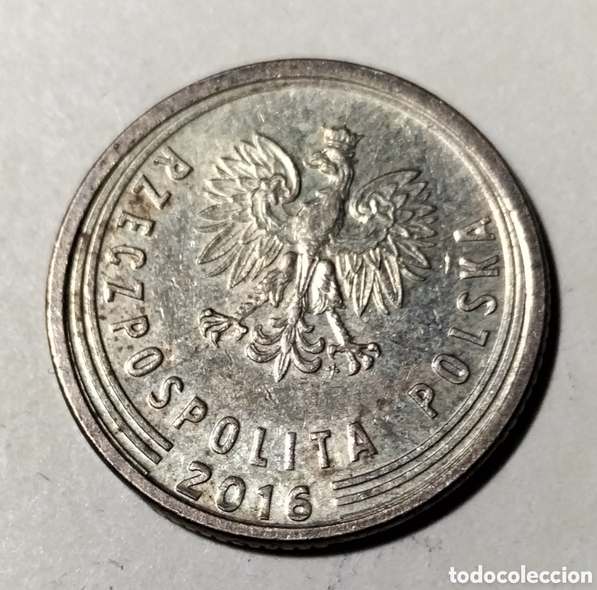 Monedas antiguas de Europa: Moneda 5 groszy 2016 Polonia