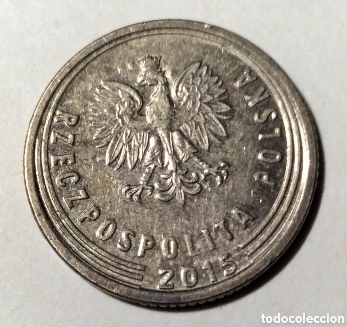 Monedas antiguas de Europa: Moneda 5 groszy 2015 Polonia