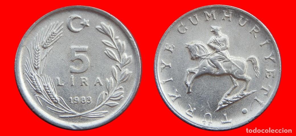 Monedas antiguas de Europa: 5 LIRA 1983 TURQUIA-156359