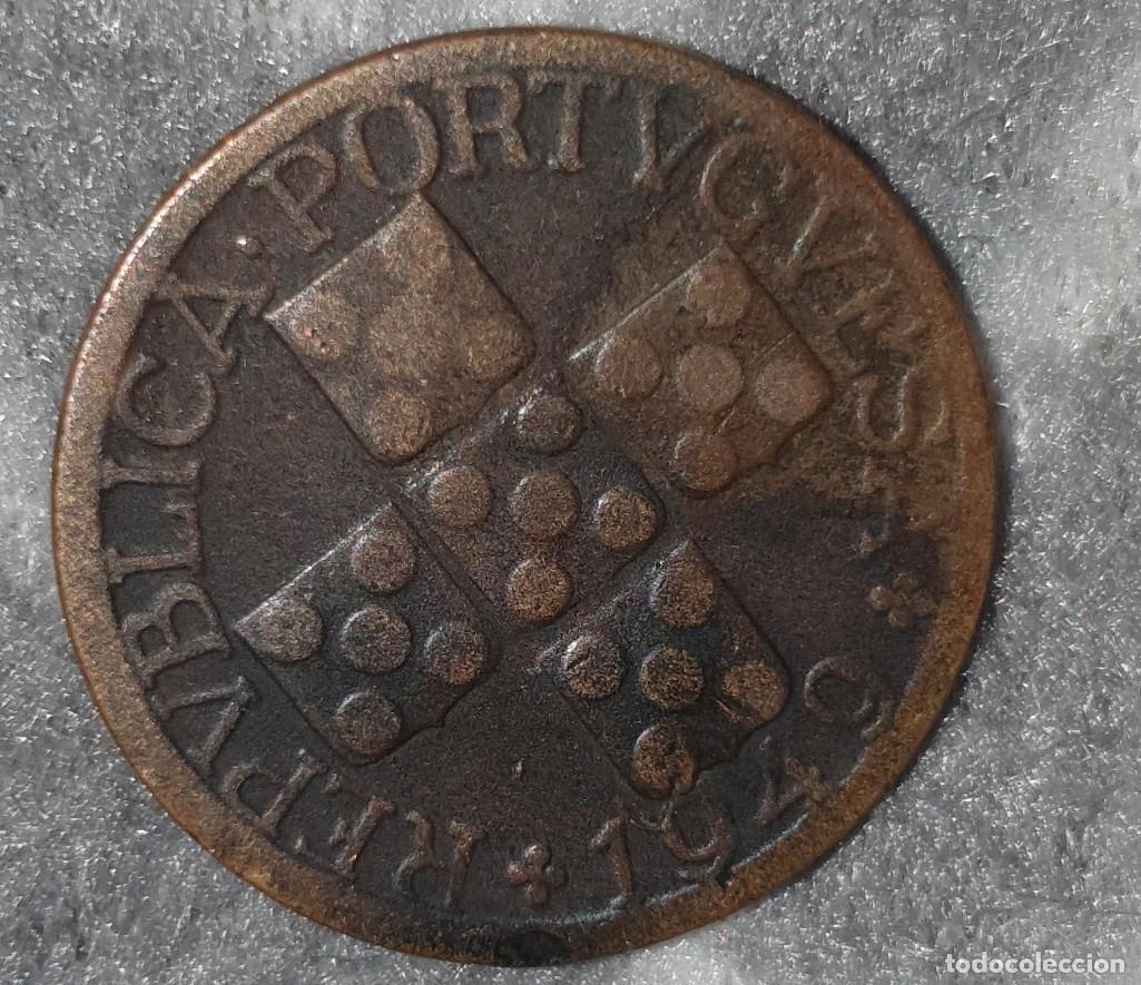 Monedas antiguas de Europa: Portugal 20 Centavos 1949 &ndash; Rep&uacute;blica Portuguesa &ndash; Moeda Antiga