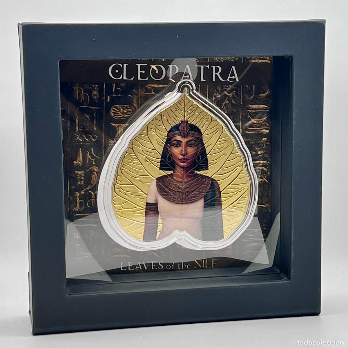 Moedas antigas da Europa: Cleopatra.Onza de Plata pura 99,99