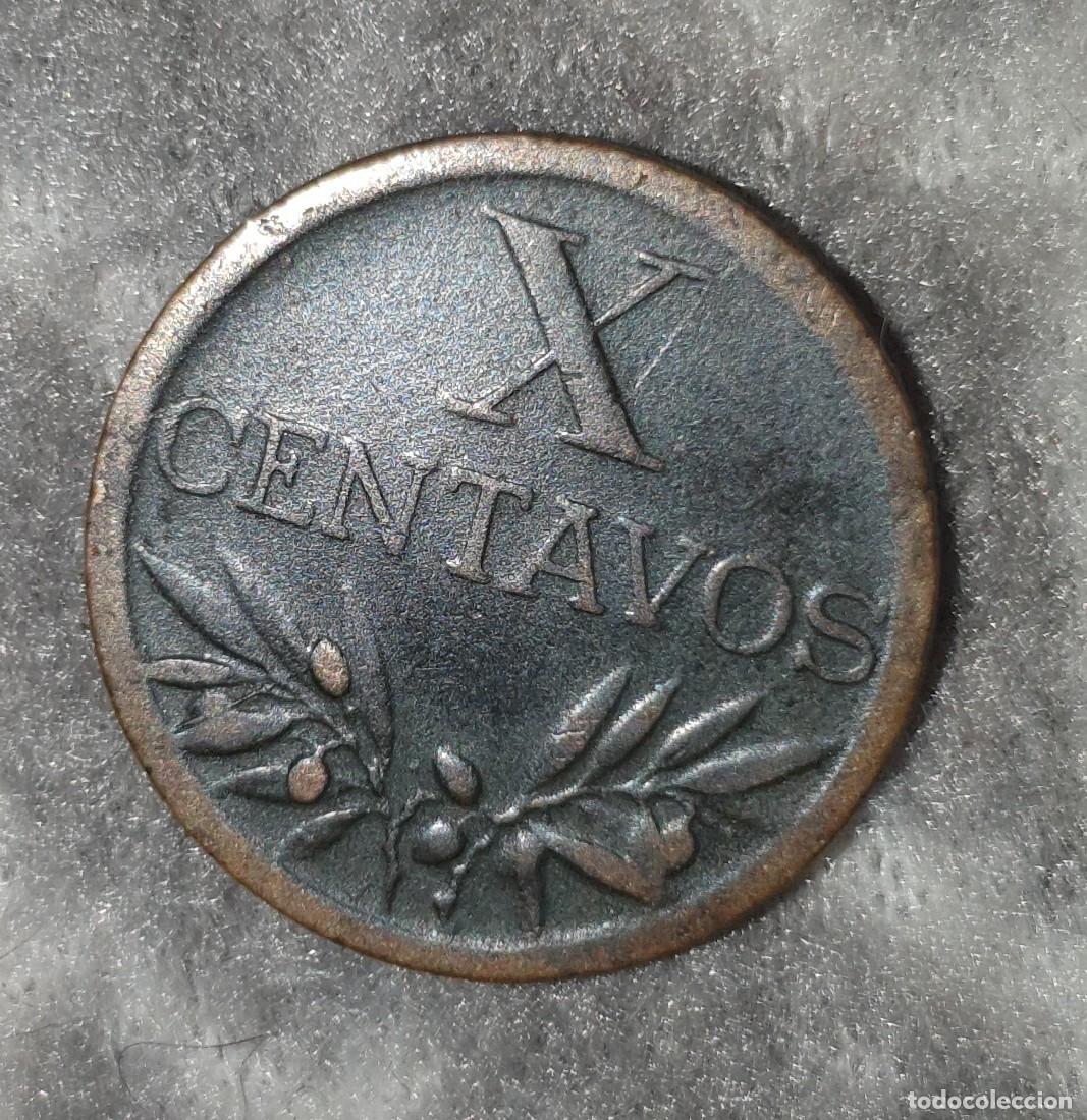 Monedas antiguas de Europa: Portugal 10 Centavos 1947 &ndash; Rep&uacute;blica Portuguesa &ndash; Moeda Vintage