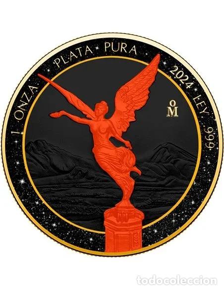 Moedas antigas da Europa: Onza Plata .Libertad Ca&iacute;da de la Noche 2024