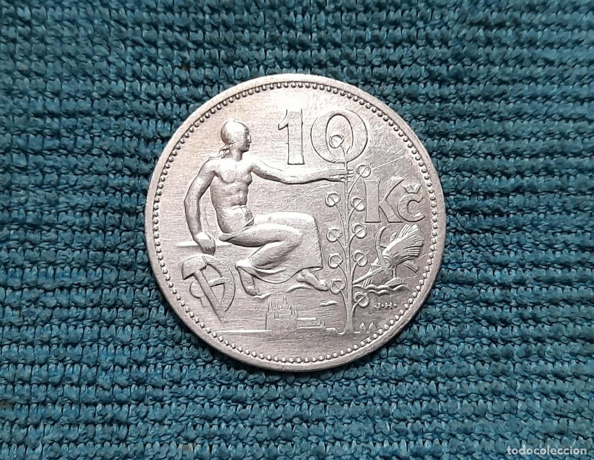 Monedas antiguas de Europa: Checoslovaquia, 10 Coronas 1932