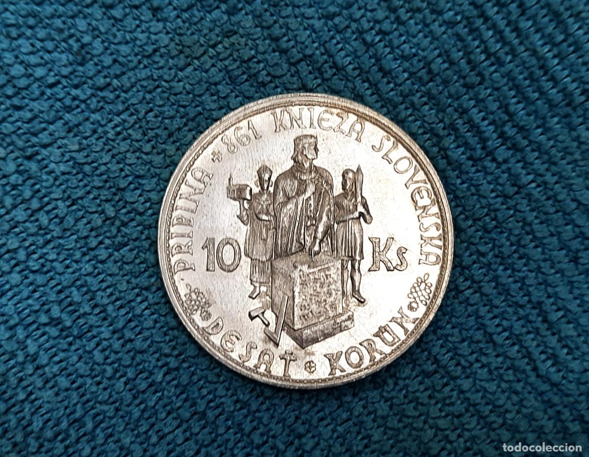 Monedas antiguas de Europa: Eslovaquia, 10 Coronas 1944, edici&oacute;n conmemorativa