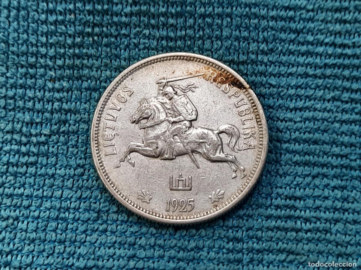 Monedas antiguas de Europa: Litoania, 5 Litai 1925, Rara