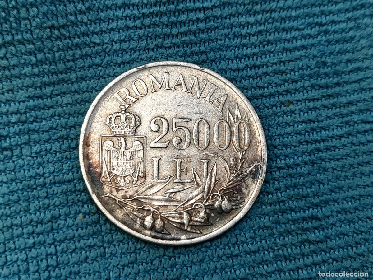 Monedas antiguas de Europa: Rumania, 25 000 Lei 1946