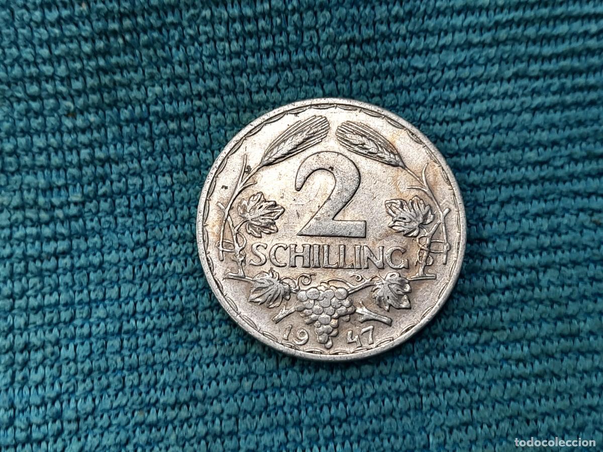 Monedas antiguas de Europa: Austria, 2 Schilling 1947