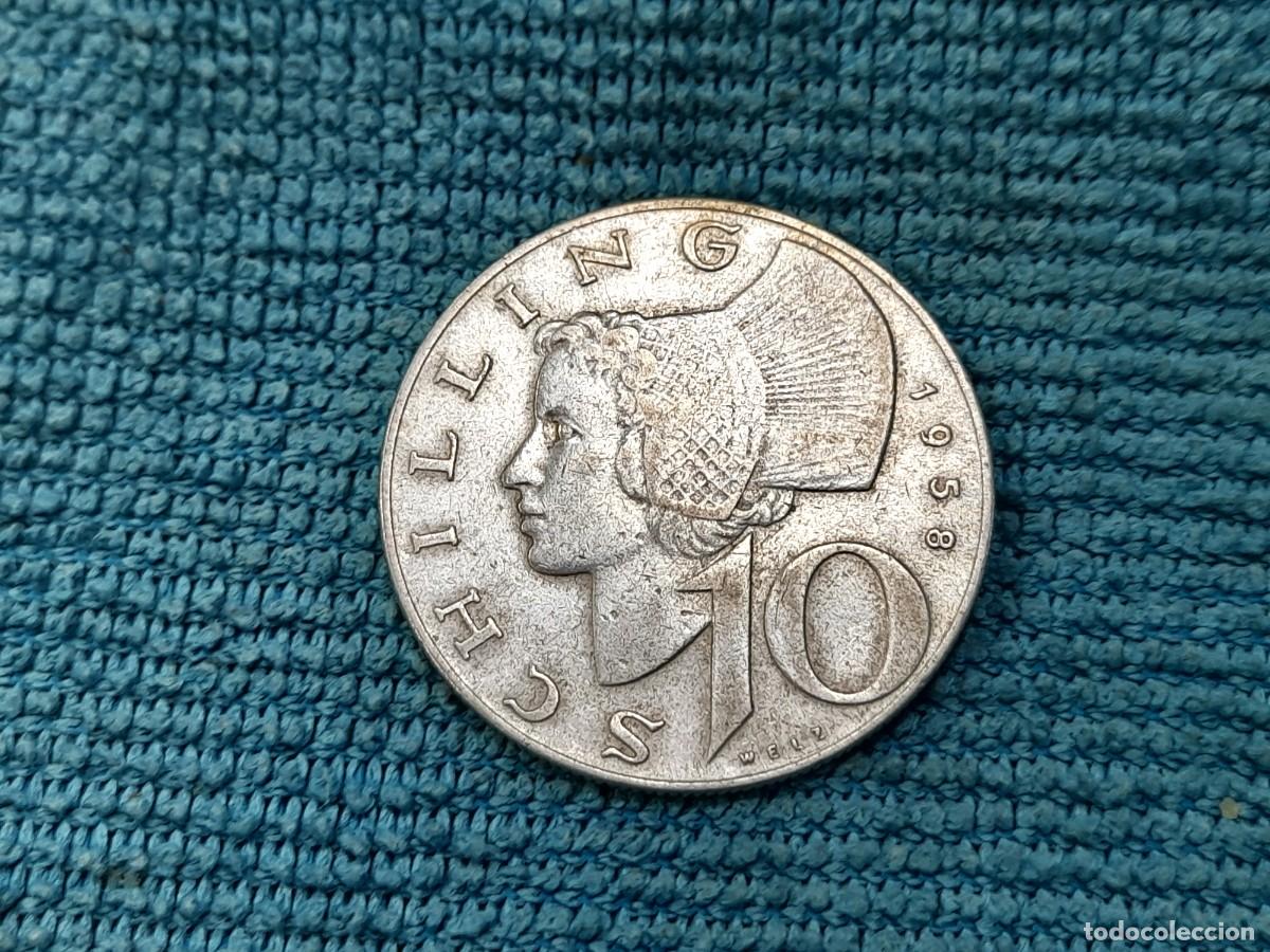 Monedas antiguas de Europa: Austria, 10 Schilling 1958