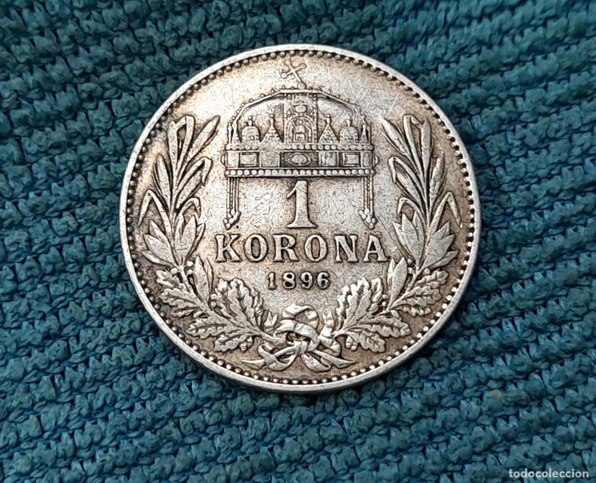 Monedas antiguas de Europa: Hungr&iacute;a, 1 Korona 1896, Rara