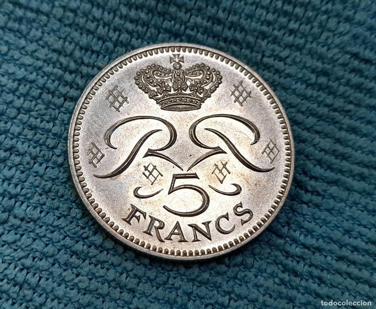 Monedas antiguas de Europa: Monaco, 5 Francs 1971