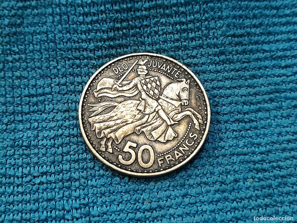 Monedas antiguas de Europa: Monaco, 50 Francs 1950