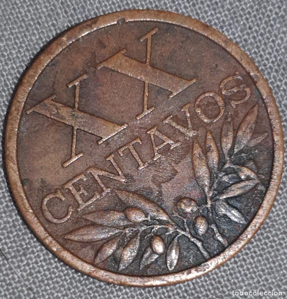 Monedas antiguas de Europa: Portugal XX Centavos 1969 &ndash; &Uacute;ltimo Ano da S&eacute;rie &ndash; Bronze