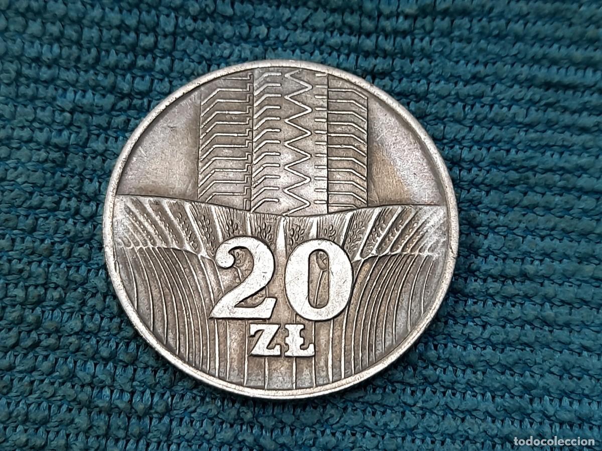Monedas antiguas de Europa: Polonia, 20 Zlotys 1974