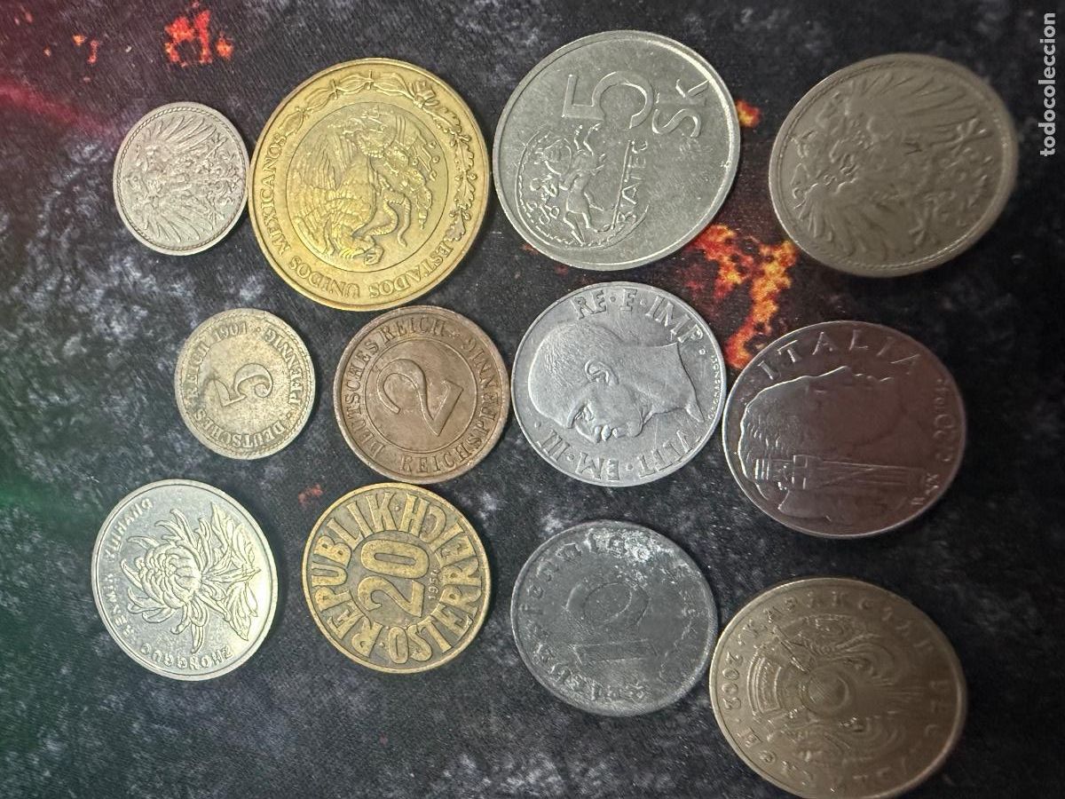 Alte M&uuml;nzen aus Europa: 36.- LOTE 12 MONEDAS DEL MUNDO ALEMANIA IMPERIAL 1901, AUSTRIA, M&Eacute;XICO, ITALIA Y M&Aacute;S